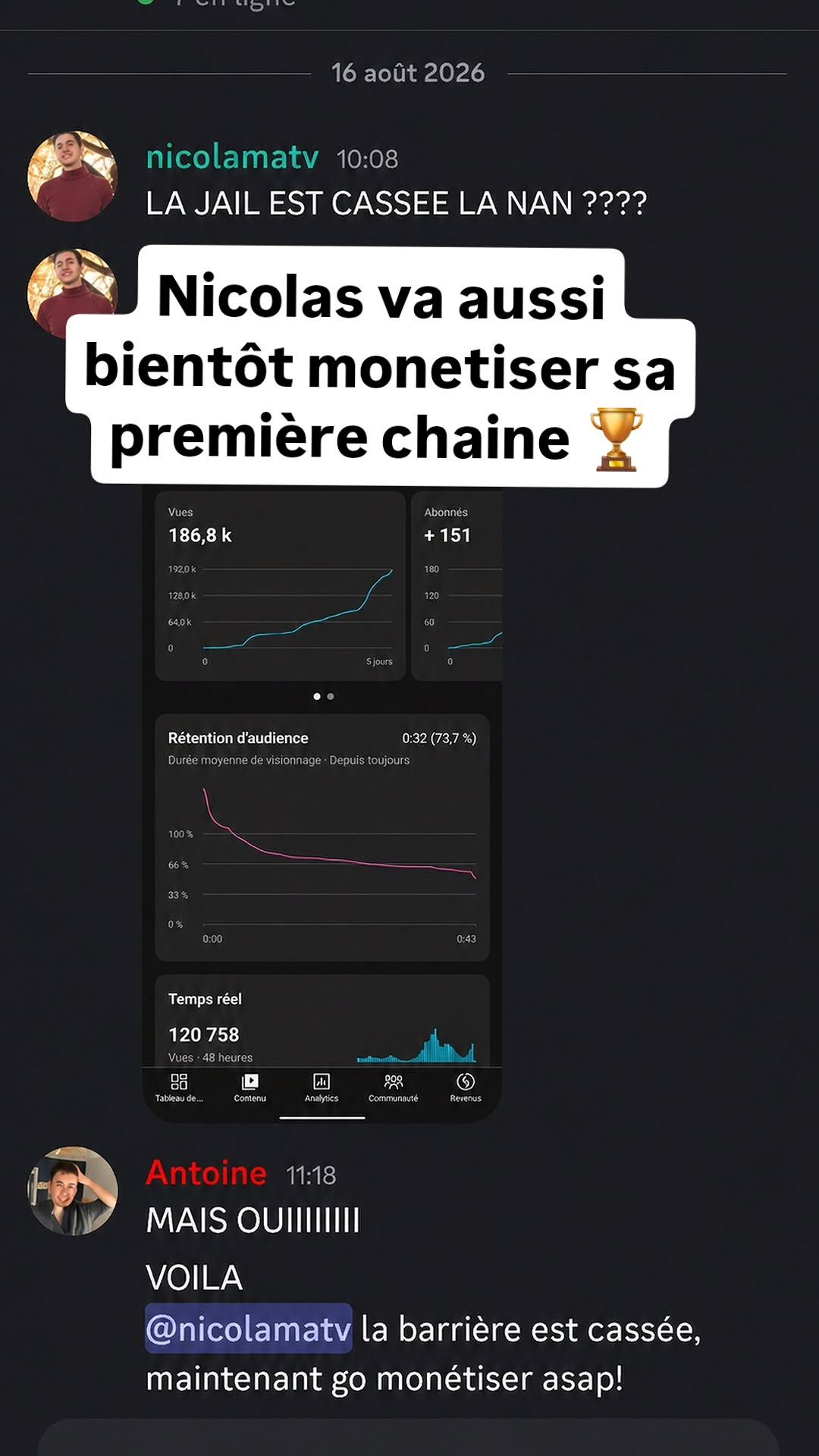 Résultat client 1